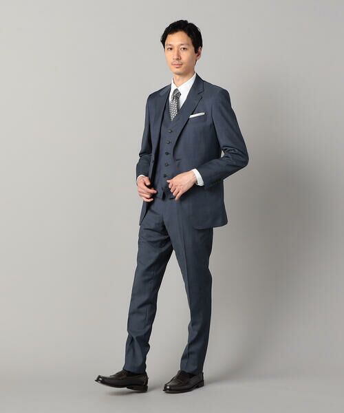 COMME CA MEN / コムサ・メン セットアップ | 【セットアップ対応】チェルッティ プレステージ super130's ウールギャバ スラックス | 詳細1