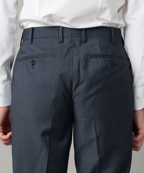 COMME CA MEN / コムサ・メン セットアップ | 【セットアップ対応】チェルッティ プレステージ super130's ウールギャバ スラックス | 詳細10
