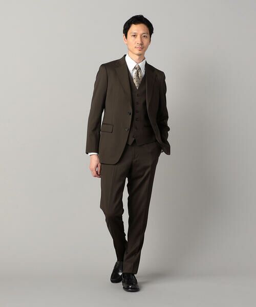 COMME CA MEN / コムサ・メン セットアップ | 【セットアップ対応】チェルッティ プレステージ super130's ウールギャバ スラックス | 詳細14