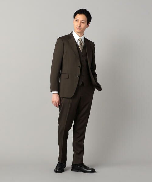 COMME CA MEN / コムサ・メン セットアップ | 【セットアップ対応】チェルッティ プレステージ super130's ウールギャバ スラックス | 詳細15