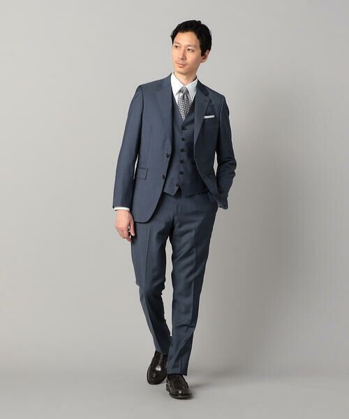 COMME CA MEN / コムサ・メン セットアップ | 【セットアップ対応】チェルッティ プレステージ super130's ウールギャバ ジャケット | 詳細2