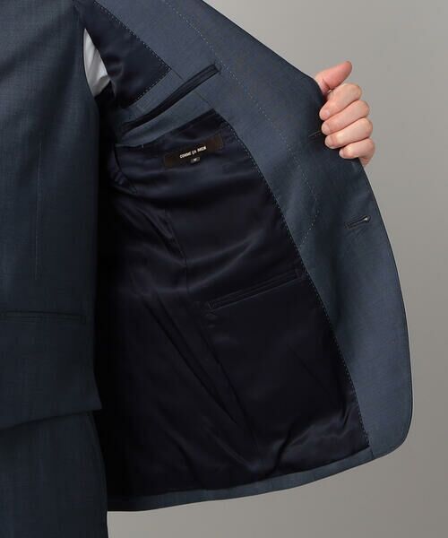 COMME CA MEN / コムサ・メン セットアップ | 【セットアップ対応】チェルッティ プレステージ super130's ウールギャバ ジャケット | 詳細18