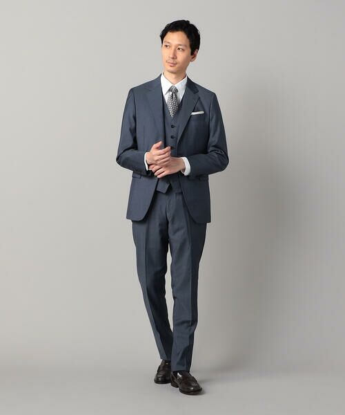 COMME CA MEN / コムサ・メン セットアップ | 【セットアップ対応】チェルッティ プレステージ super130's ウールギャバ ジャケット | 詳細3