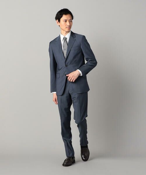 COMME CA MEN / コムサ・メン セットアップ | 【セットアップ対応】チェルッティ プレステージ super130's ウールギャバ ジャケット | 詳細4