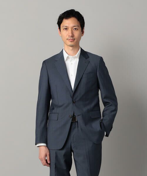 COMME CA MEN / コムサ・メン セットアップ | 【セットアップ対応】チェルッティ プレステージ super130's ウールギャバ ジャケット | 詳細9