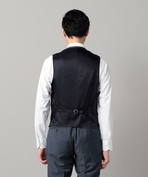 COMME CA MEN / コムサ・メン セットアップ | 【セットアップ対応】チェルッティ プレステージ super130's ウールギャバ ベスト | 詳細5