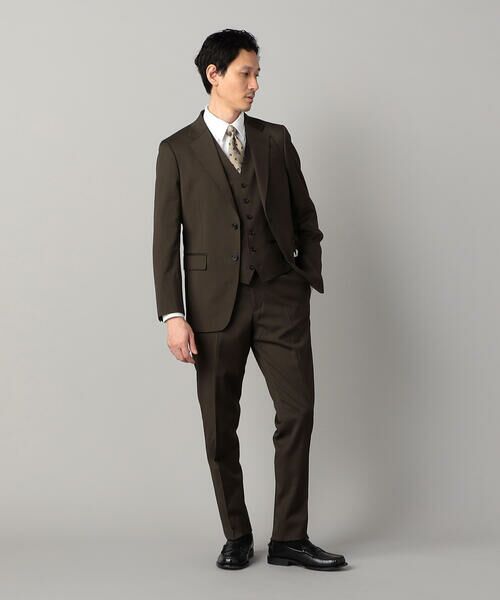 COMME CA MEN / コムサ・メン セットアップ | 【セットアップ対応】チェルッティ プレステージ super130's ウールギャバ ベスト | 詳細13