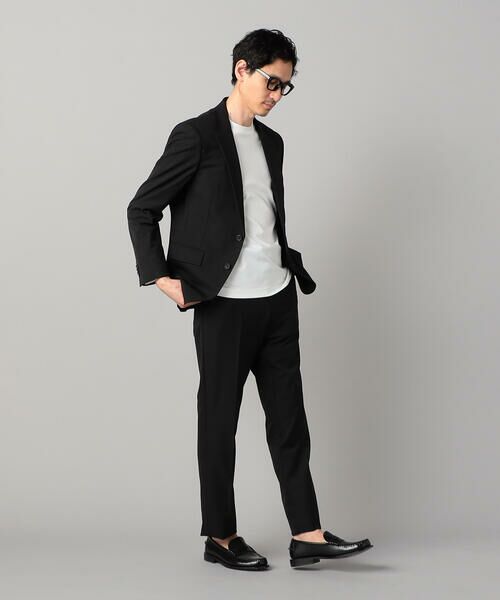 COMME CA MEN / コムサ・メン セットアップ | 【セットアップ対応】尾州産 ポリエステルストレッチ ドビー スラックス | 詳細1