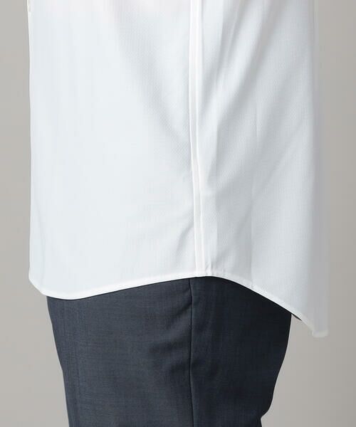 COMME CA MEN / コムサ・メン シャツ・ブラウス | 福井産 吸水速乾 2WAY ホワイトドビー シャツ | 詳細10