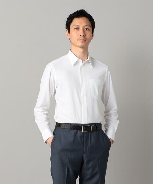 COMME CA MEN / コムサ・メン シャツ・ブラウス | 福井産 吸水速乾 2WAY ホワイトドビー シャツ | 詳細2