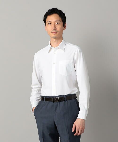 COMME CA MEN / コムサ・メン シャツ・ブラウス | 福井産 吸水速乾 2WAY ホワイトドビー シャツ | 詳細3