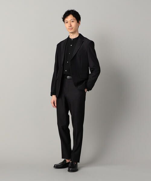 COMME CA MEN / コムサ・メン Gジャン・デニムジャケット | 【セットアップ対応】2WAY デニムルックジャージー ジャケット | 詳細1