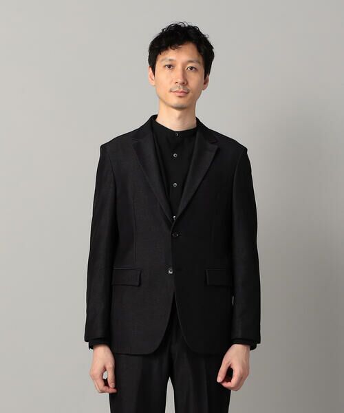 COMME CA MEN / コムサ・メン Gジャン・デニムジャケット | 【セットアップ対応】2WAY デニムルックジャージー ジャケット | 詳細7