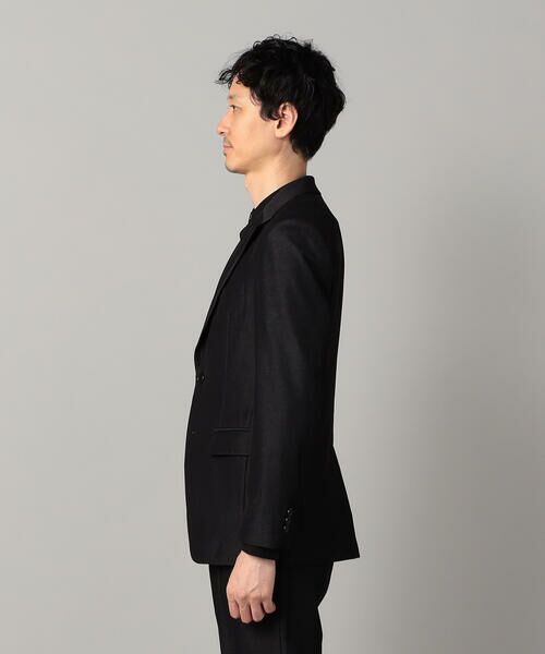 COMME CA MEN / コムサ・メン Gジャン・デニムジャケット | 【セットアップ対応】2WAY デニムルックジャージー ジャケット | 詳細8