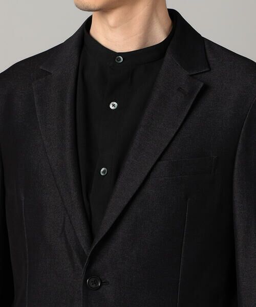 COMME CA MEN / コムサ・メン Gジャン・デニムジャケット | 【セットアップ対応】2WAY デニムルックジャージー ジャケット | 詳細10