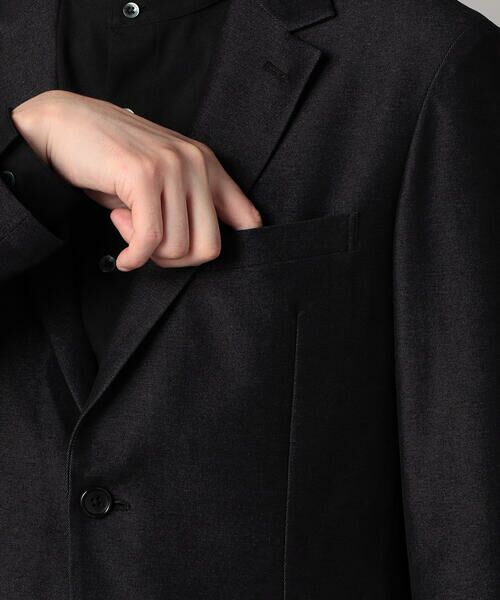 COMME CA MEN / コムサ・メン Gジャン・デニムジャケット | 【セットアップ対応】2WAY デニムルックジャージー ジャケット | 詳細11