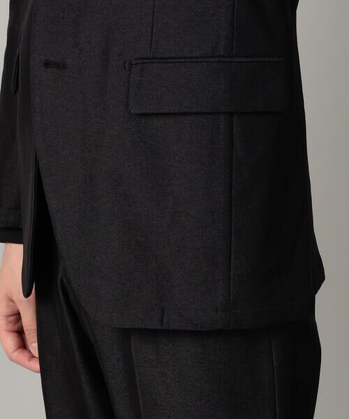 COMME CA MEN / コムサ・メン Gジャン・デニムジャケット | 【セットアップ対応】2WAY デニムルックジャージー ジャケット | 詳細14