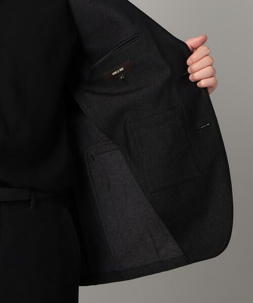 COMME CA MEN / コムサ・メン Gジャン・デニムジャケット | 【セットアップ対応】2WAY デニムルックジャージー ジャケット | 詳細15