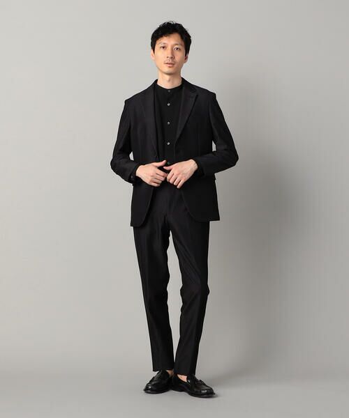 COMME CA MEN / コムサ・メン Gジャン・デニムジャケット | 【セットアップ対応】2WAY デニムルックジャージー ジャケット | 詳細3