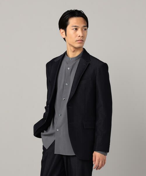 COMME CA MEN / コムサ・メン Gジャン・デニムジャケット | 【セットアップ対応】2WAY デニムルックジャージー ジャケット | 詳細26