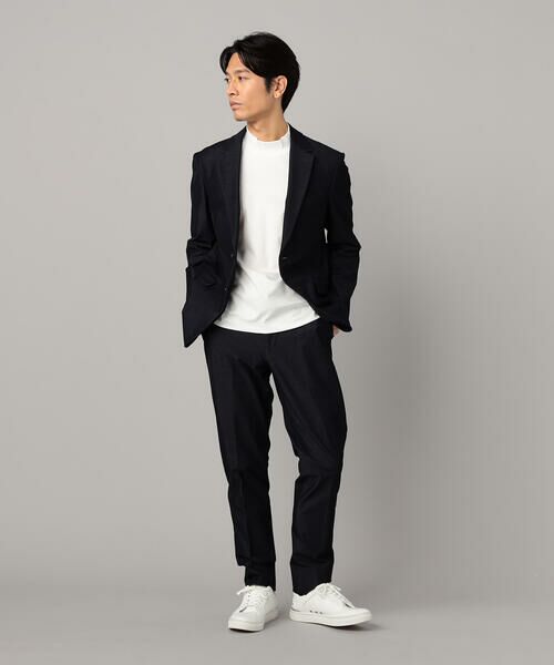 COMME CA MEN / コムサ・メン Gジャン・デニムジャケット | 【セットアップ対応】2WAY デニムルックジャージー ジャケット | 詳細19