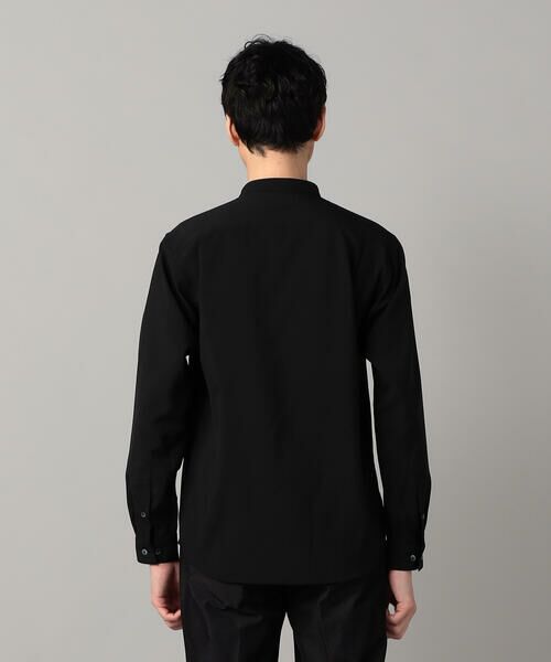 COMME CA MEN / コムサ・メン シャツ・ブラウス | ウールライク ノンアイロン ドライトロ バンドカラーシャツ | 詳細13