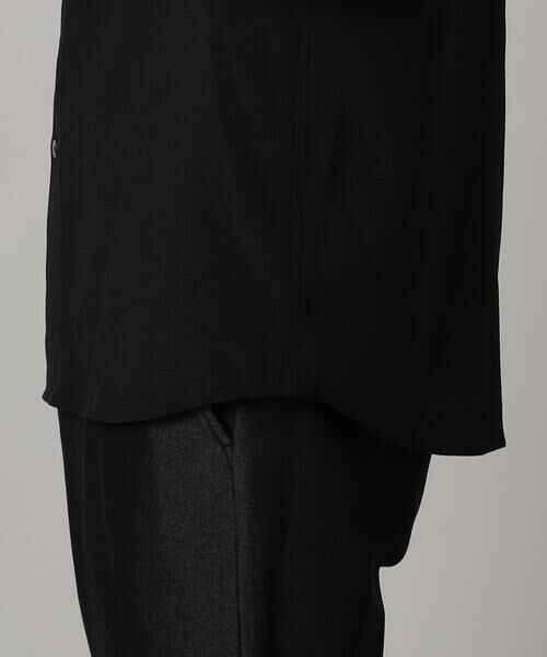 COMME CA MEN / コムサ・メン シャツ・ブラウス | ウールライク ノンアイロン ドライトロ バンドカラーシャツ | 詳細16