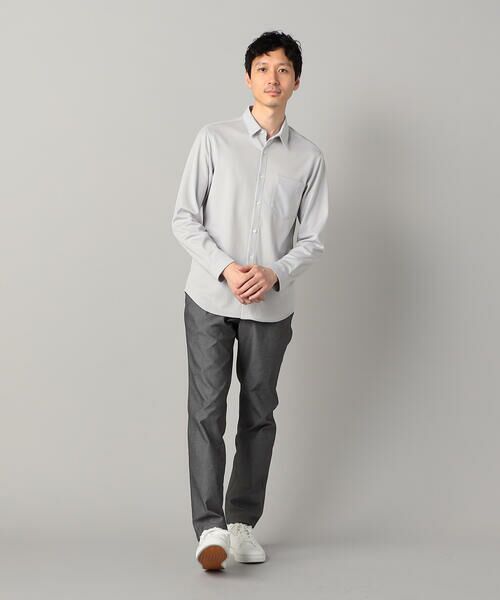 COMME CA MEN / コムサ・メン シャツ・ブラウス | 和歌山編み 千鳥柄ジャージー キーボードシャツ | 詳細2