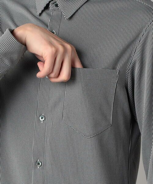 COMME CA MEN / コムサ・メン シャツ・ブラウス | 和歌山編み 千鳥柄ジャージー キーボードシャツ | 詳細14