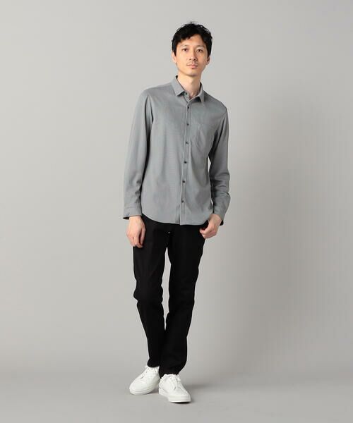 COMME CA MEN / コムサ・メン シャツ・ブラウス | 和歌山編み 千鳥柄ジャージー キーボードシャツ | 詳細6