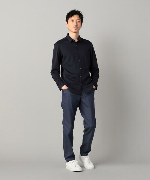 COMME CA MEN / コムサ・メン シャツ・ブラウス | 和歌山編み 千鳥柄ジャージー キーボードシャツ | 詳細19