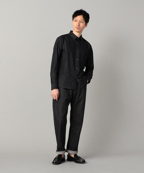 COMME CA MEN / コムサ・メン シャツ・ブラウス | 岡山産 反応染色コンパクトヤーン デニムシャツ | 詳細2