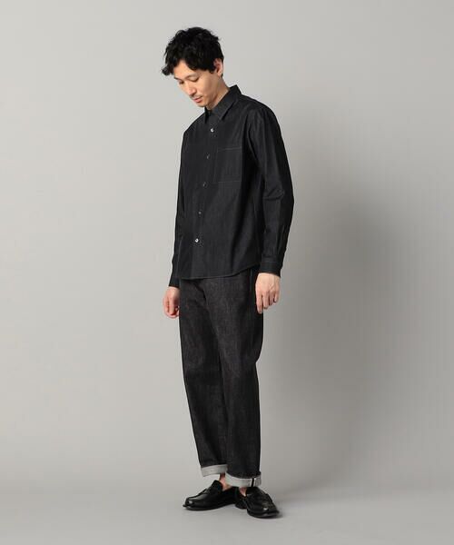 COMME CA MEN / コムサ・メン シャツ・ブラウス | 岡山産 反応染色コンパクトヤーン デニムシャツ | 詳細3