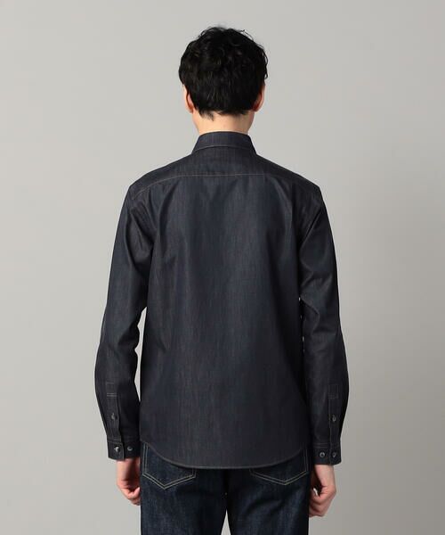 COMME CA MEN / コムサ・メン シャツ・ブラウス | 岡山産 反応染色コンパクトヤーン デニムシャツ | 詳細15