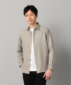 COMME CA MEN / コムサ・メン シャツ・ブラウス | ビーガンスエード　レギュラーカラーシャツ