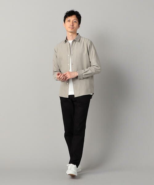 COMME CA MEN / コムサ・メン シャツ・ブラウス | ビーガンスエード　レギュラーカラーシャツ | 詳細1