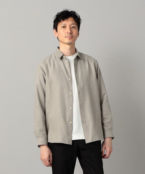 COMME CA MEN / コムサ・メン シャツ・ブラウス | ビーガンスエード　レギュラーカラーシャツ | 詳細3