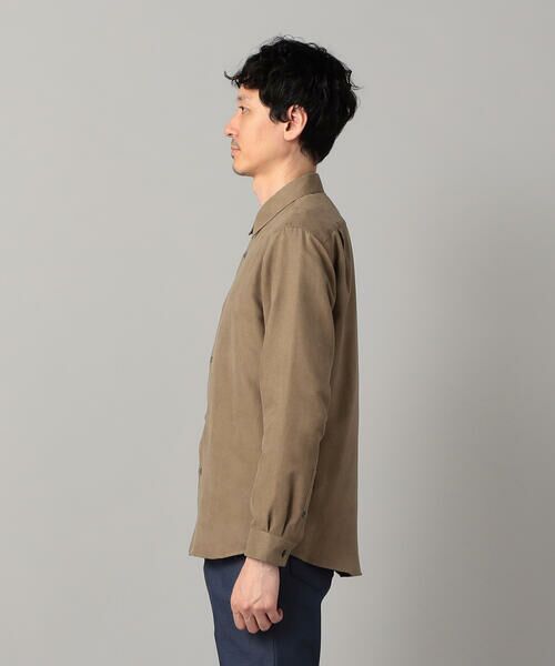 COMME CA MEN / コムサ・メン シャツ・ブラウス | ビーガンスエード　レギュラーカラーシャツ | 詳細16