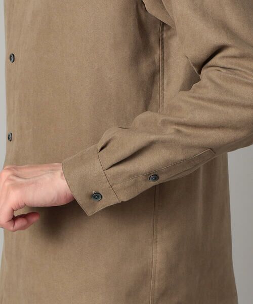 COMME CA MEN / コムサ・メン シャツ・ブラウス | ビーガンスエード　レギュラーカラーシャツ | 詳細19