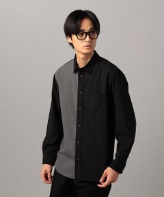 COMME CA MEN / コムサ・メン シャツ・ブラウス | T/Rトロ カラーブロッキングシャツ