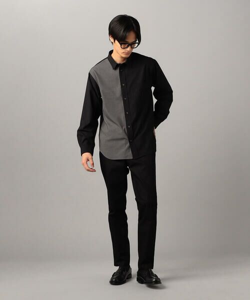 COMME CA MEN / コムサ・メン シャツ・ブラウス | T/Rトロ カラーブロッキングシャツ | 詳細2