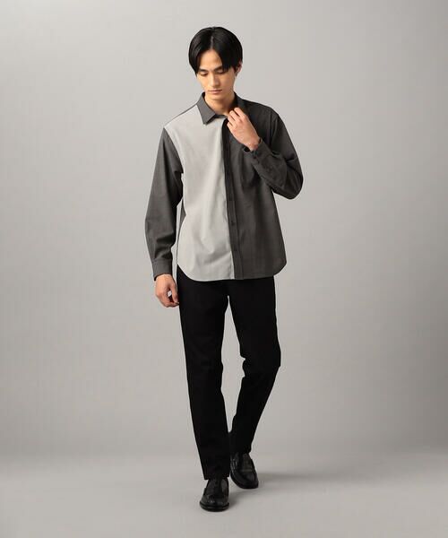 COMME CA MEN / コムサ・メン シャツ・ブラウス | T/Rトロ カラーブロッキングシャツ | 詳細15