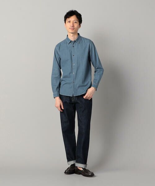 COMME CA MEN / コムサ・メン シャツ・ブラウス | 加工デニム シャツ | 詳細1