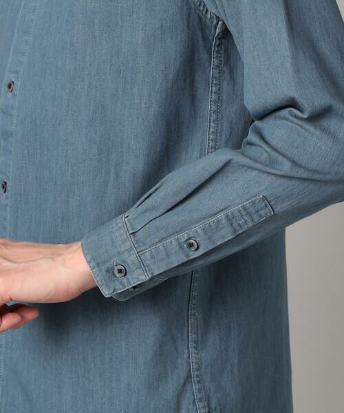 COMME CA MEN / コムサ・メン シャツ・ブラウス | 加工デニム シャツ | 詳細10