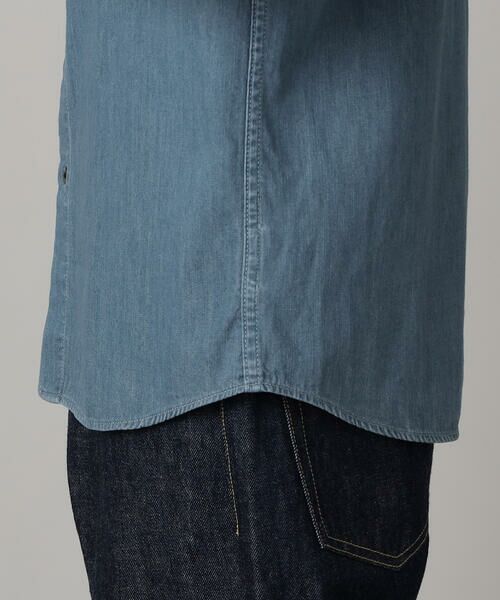COMME CA MEN / コムサ・メン シャツ・ブラウス | 加工デニム シャツ | 詳細11