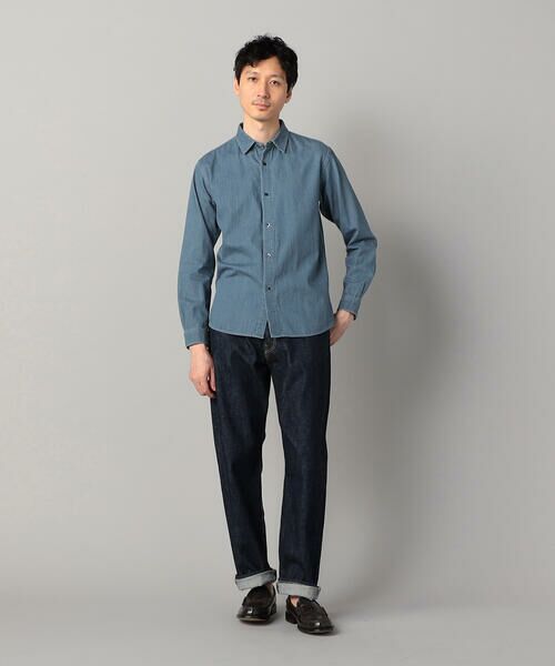 COMME CA MEN / コムサ・メン シャツ・ブラウス | 加工デニム シャツ | 詳細2