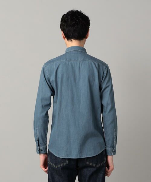 COMME CA MEN / コムサ・メン シャツ・ブラウス | 加工デニム シャツ | 詳細8