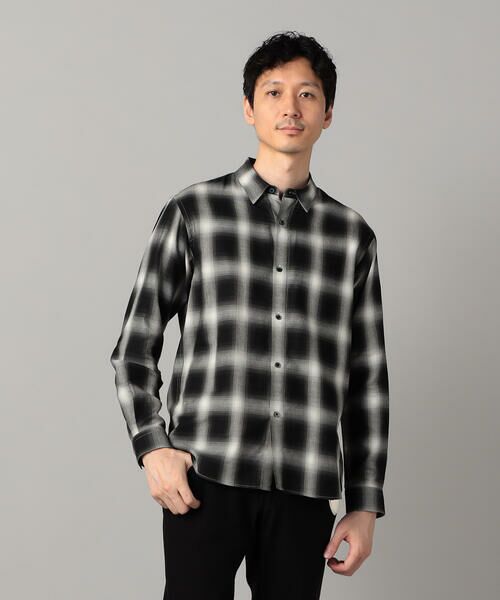 COMME CA MEN / コムサ・メン シャツ・ブラウス | オンブレチェック レギュラーカラーシャツ | 詳細11