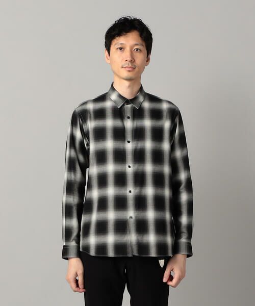COMME CA MEN / コムサ・メン シャツ・ブラウス | オンブレチェック レギュラーカラーシャツ | 詳細13