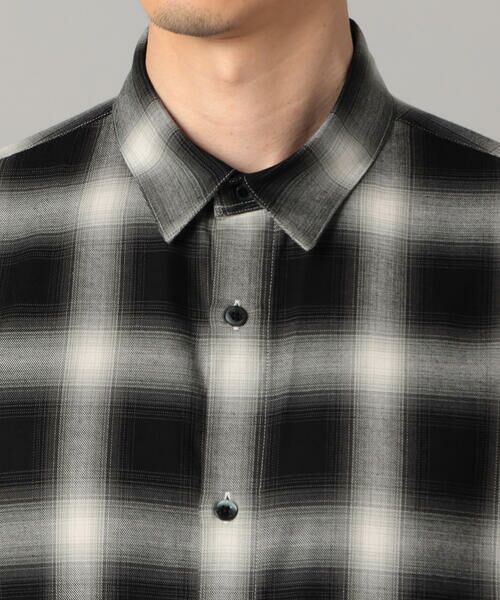 COMME CA MEN / コムサ・メン シャツ・ブラウス | オンブレチェック レギュラーカラーシャツ | 詳細16